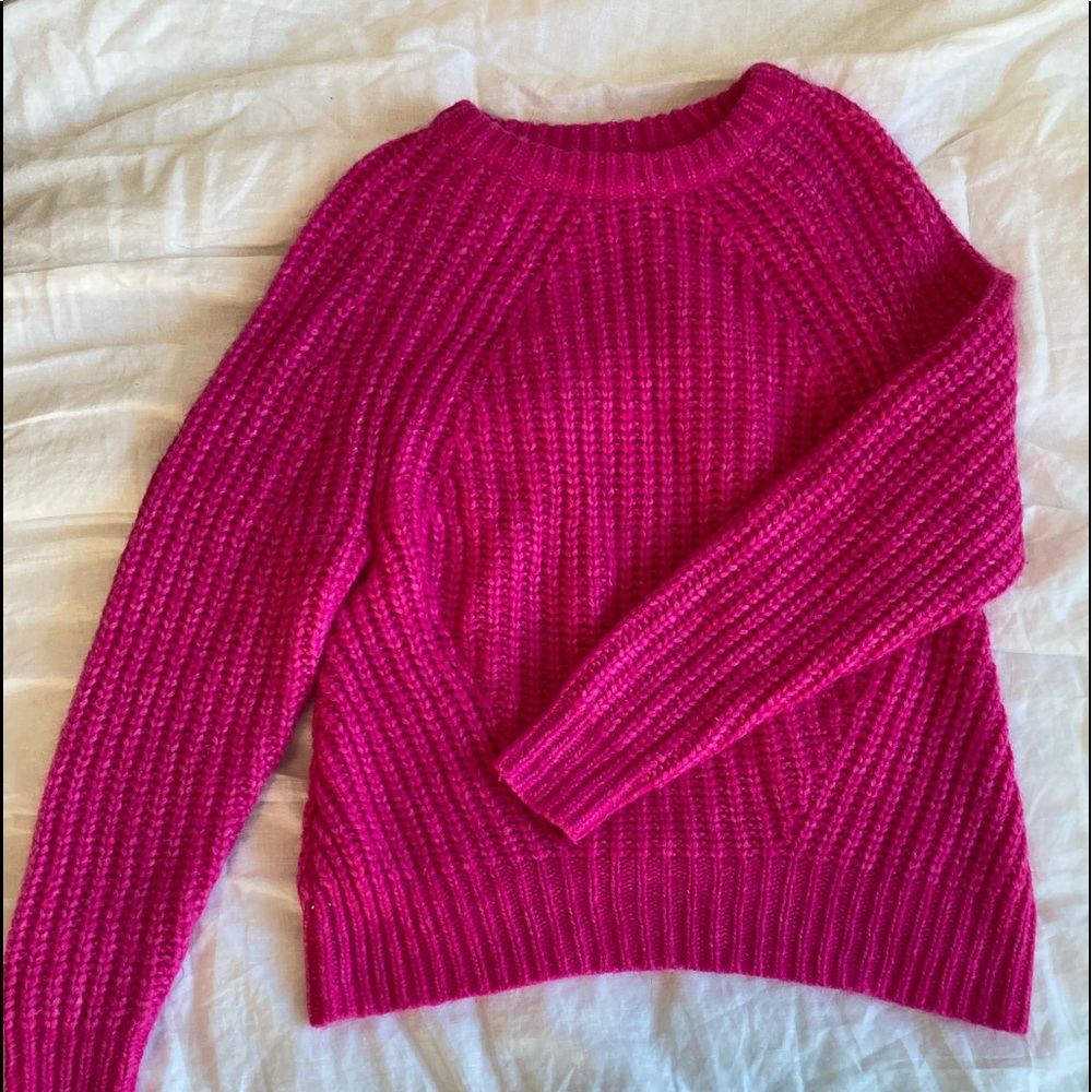 hot pink a new day sweater